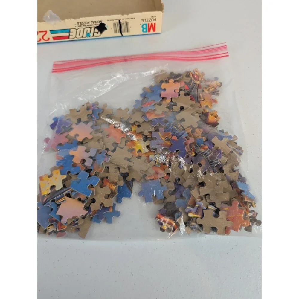 GI Joe Mural Puzzle 1988 Vintage Complete 221 Pieces Milton Bradley